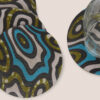 Onderzetters kurk in African style made by PAS CREATIONS