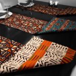 Dubbelzijdige tafelloper in African style made by PAS CREATIONS